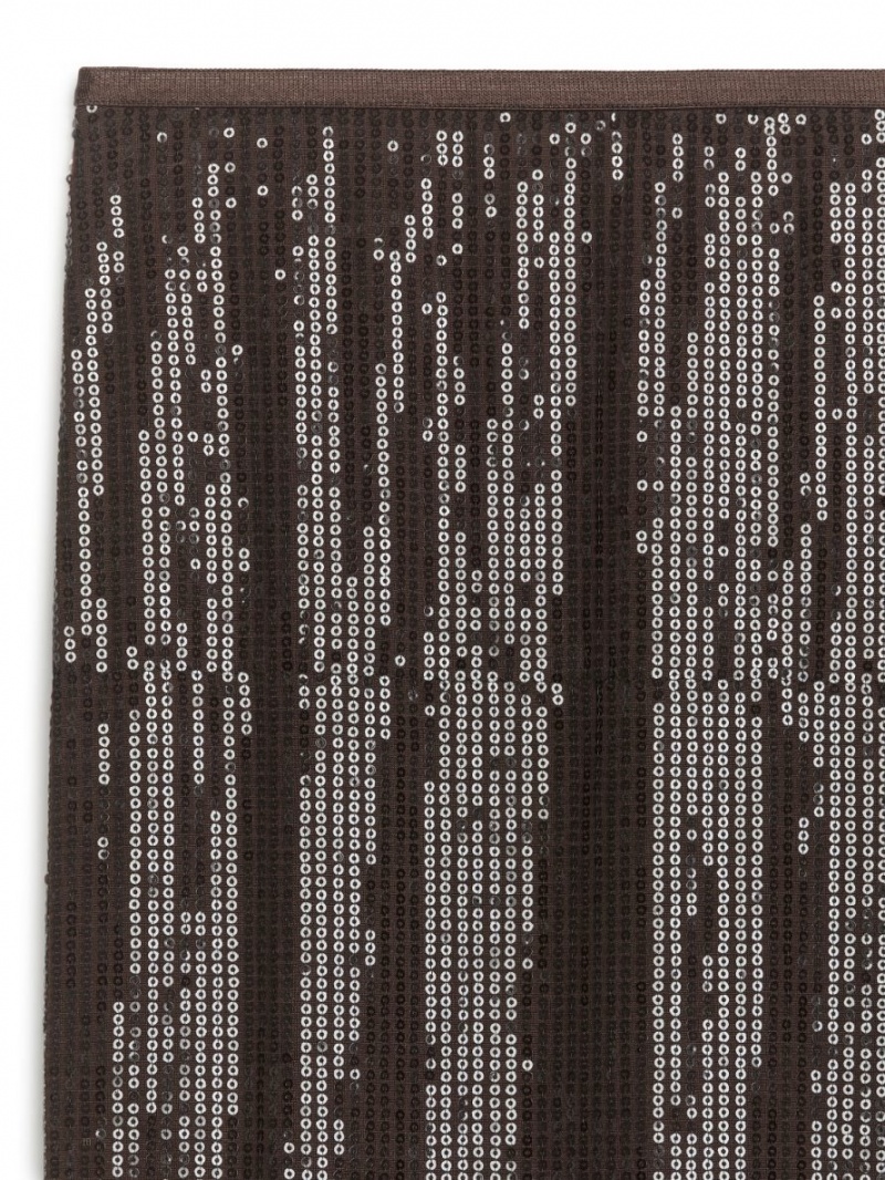 Fusta Arket Sequin Dama Maro Inchis | Romania-GTPJ36247