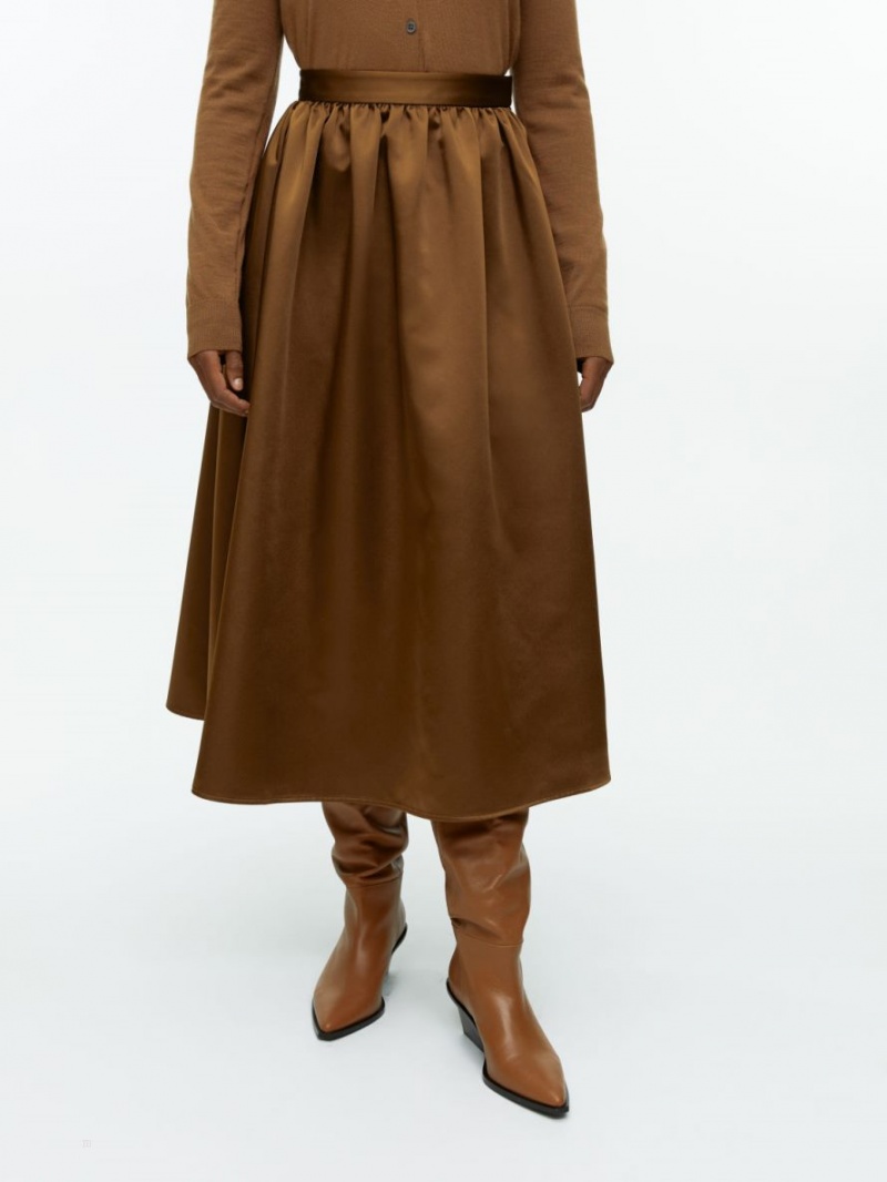 Fusta Arket Taffeta Dama Maro | Romania-ZDRV36098