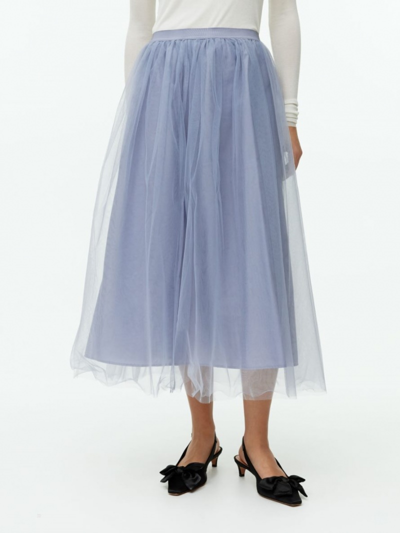 Fusta Arket Tulle Dama Albastri | Romania-NGXD68479