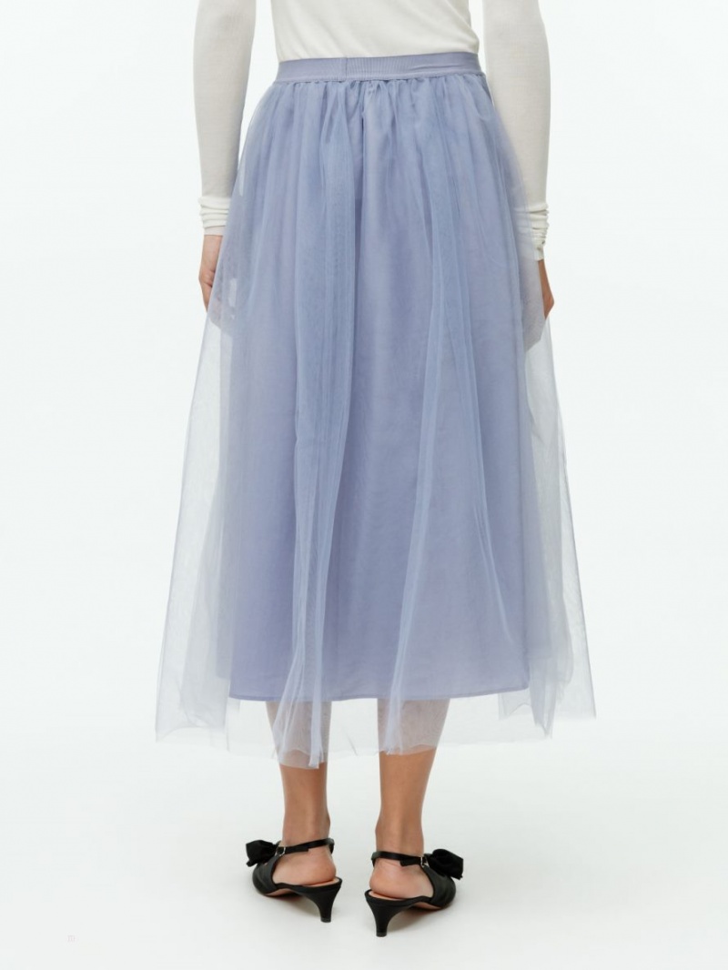 Fusta Arket Tulle Dama Albastri | Romania-NGXD68479