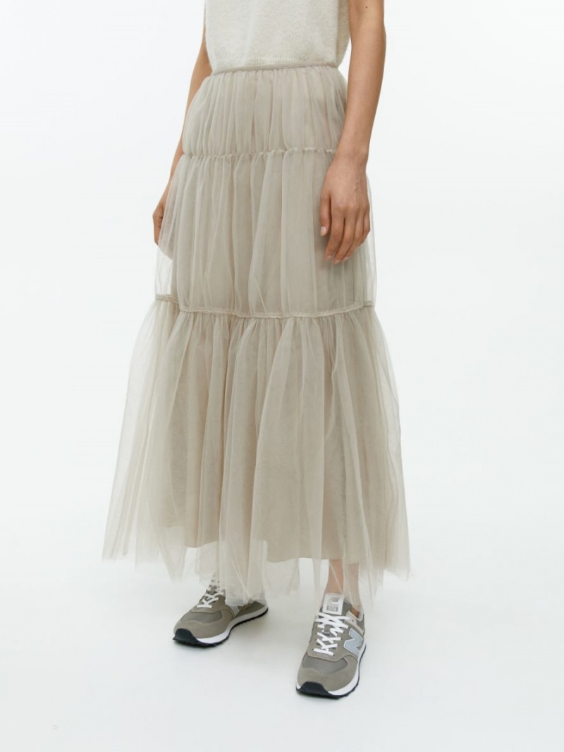 Fusta Arket Tulle Dama Bej | Romania-IMVD50249