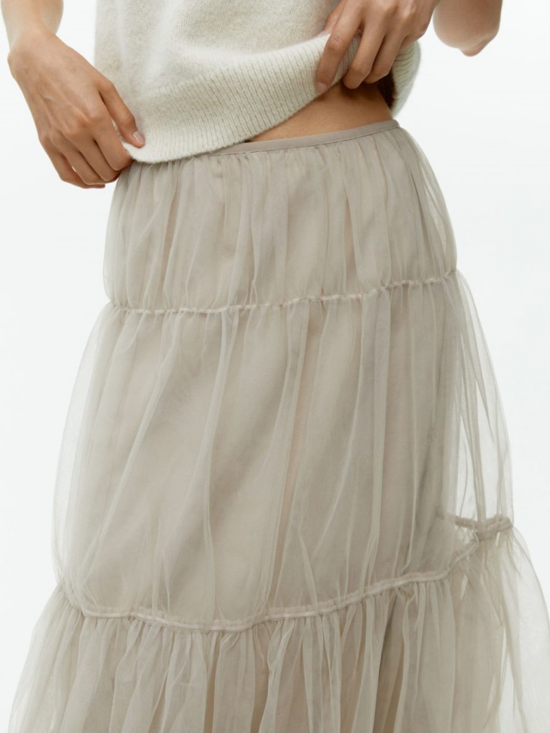 Fusta Arket Tulle Dama Bej | Romania-IMVD50249