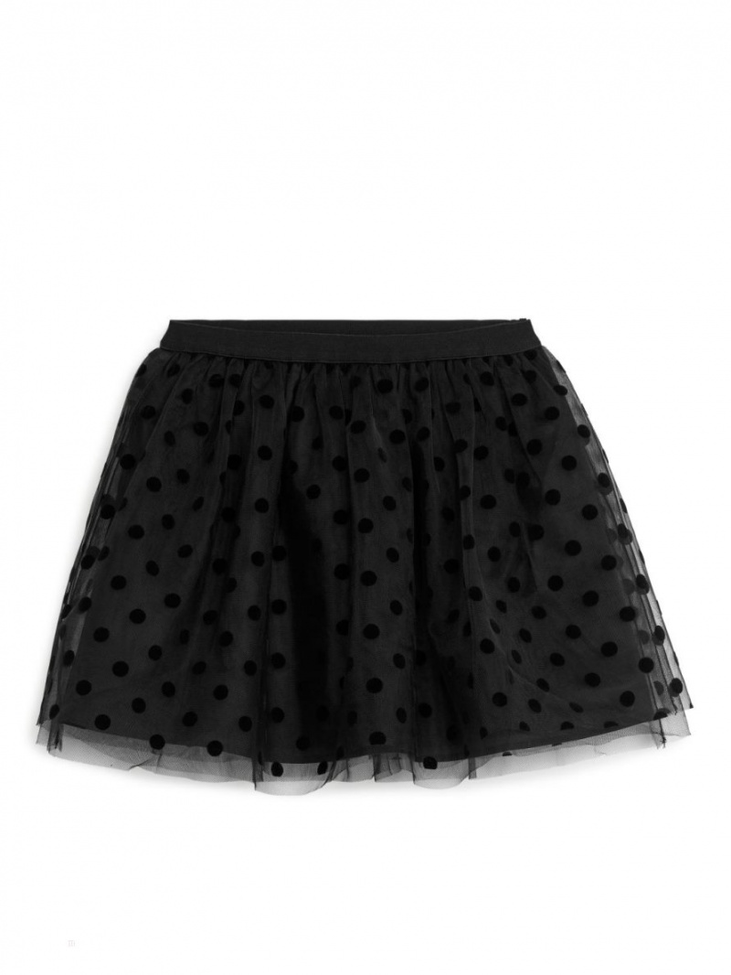 Fusta Arket Tulle Fete Negrii | Romania-PZLU27690