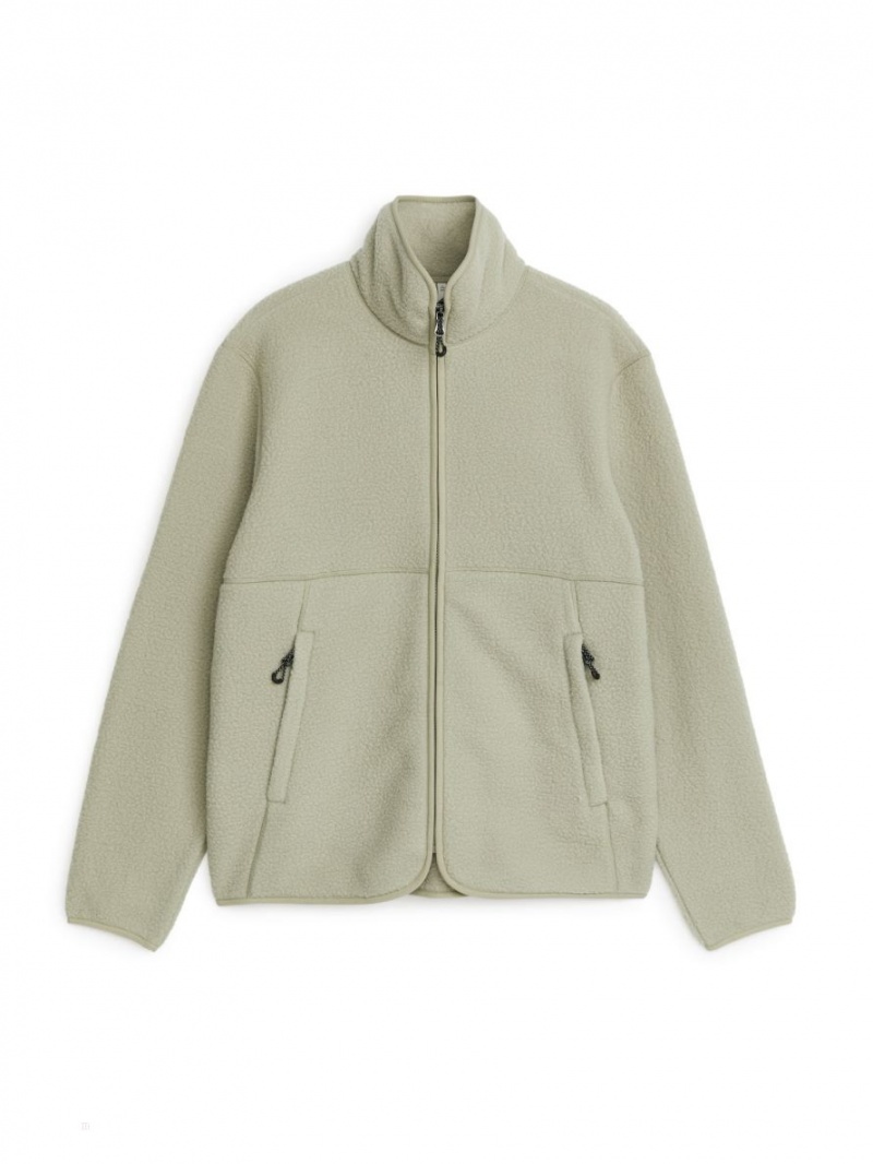 Geaca Arket Active Fleece Barbati Bej | Romania-USWA57863