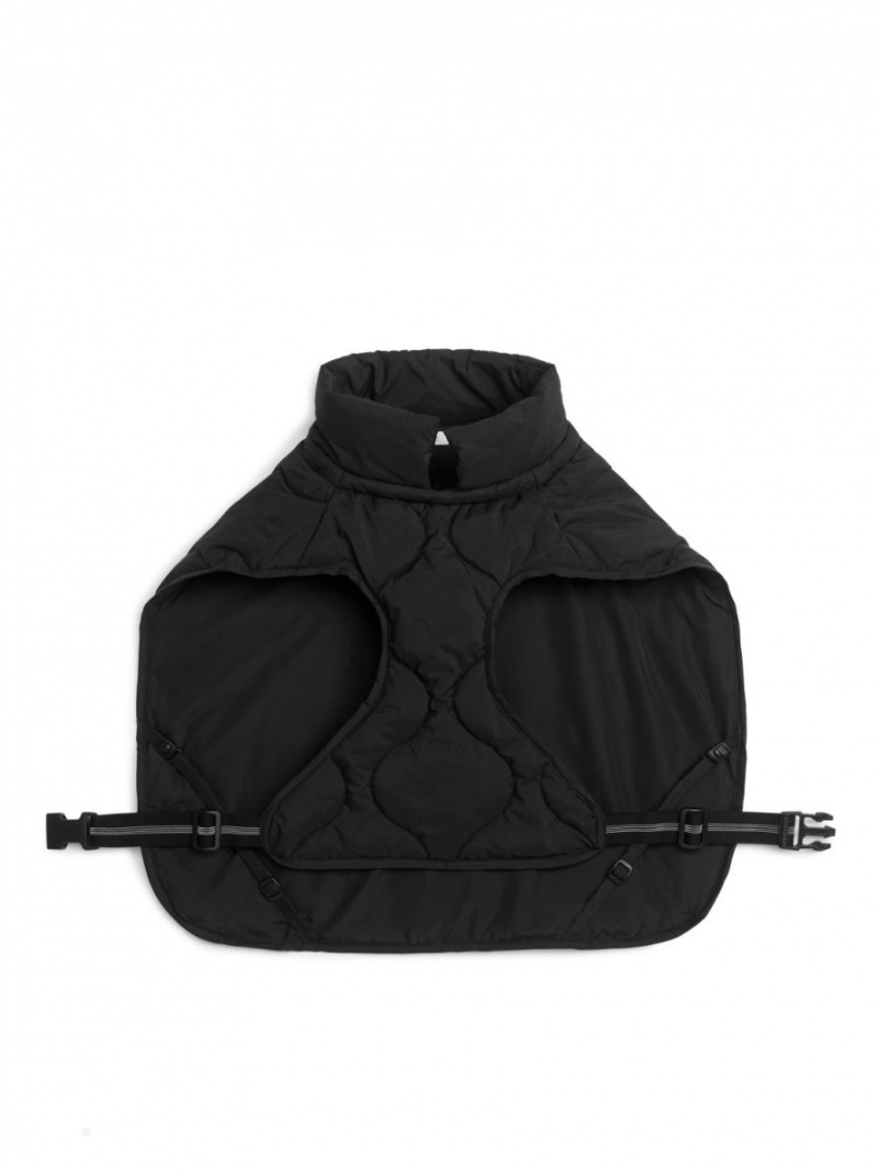 Geaca Arket Dog Puffer Barbati Negrii | Romania-TNAF72485