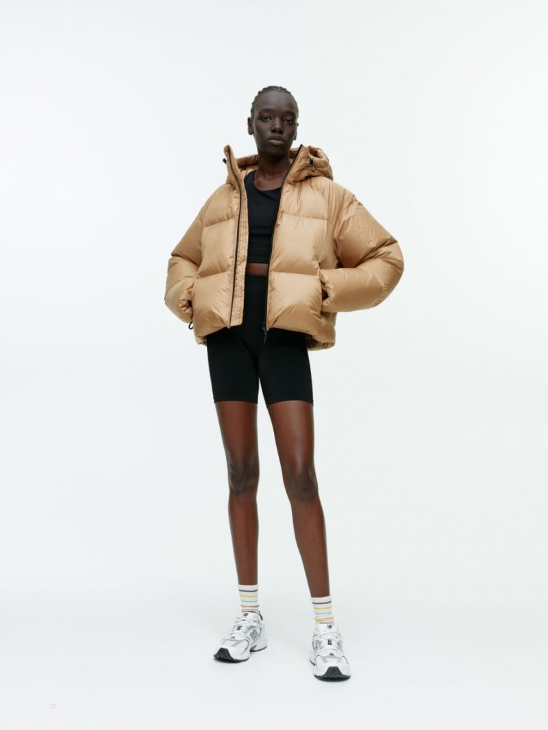Geaca Arket Down Puffer Dama Bej | Romania-UXJR64238