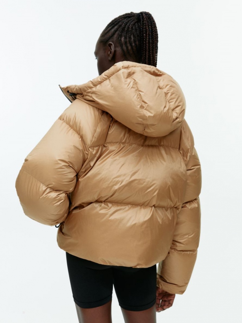 Geaca Arket Down Puffer Dama Bej | Romania-UXJR64238