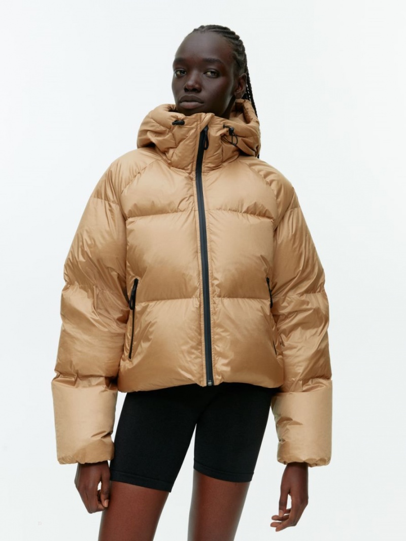 Geaca Arket Down Puffer Dama Bej | Romania-UXJR64238