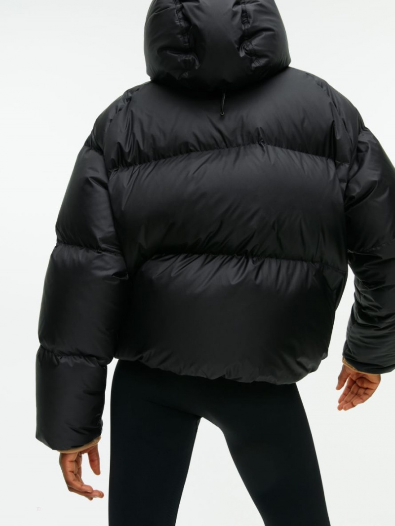 Geaca Arket Down Puffer Dama Negrii | Romania-YUQD56371