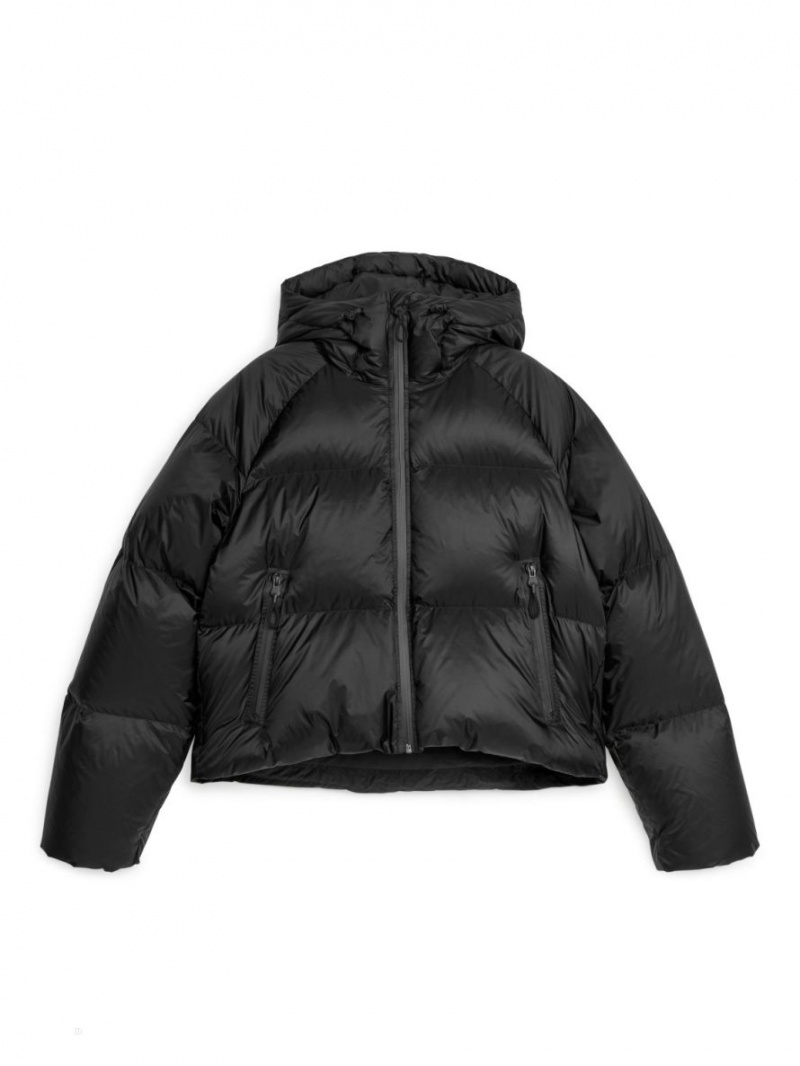 Geaca Arket Down Puffer Dama Negrii | Romania-YUQD56371
