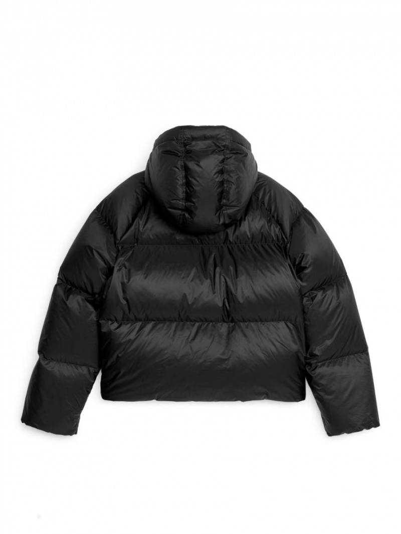 Geaca Arket Down Puffer Dama Negrii | Romania-YUQD56371