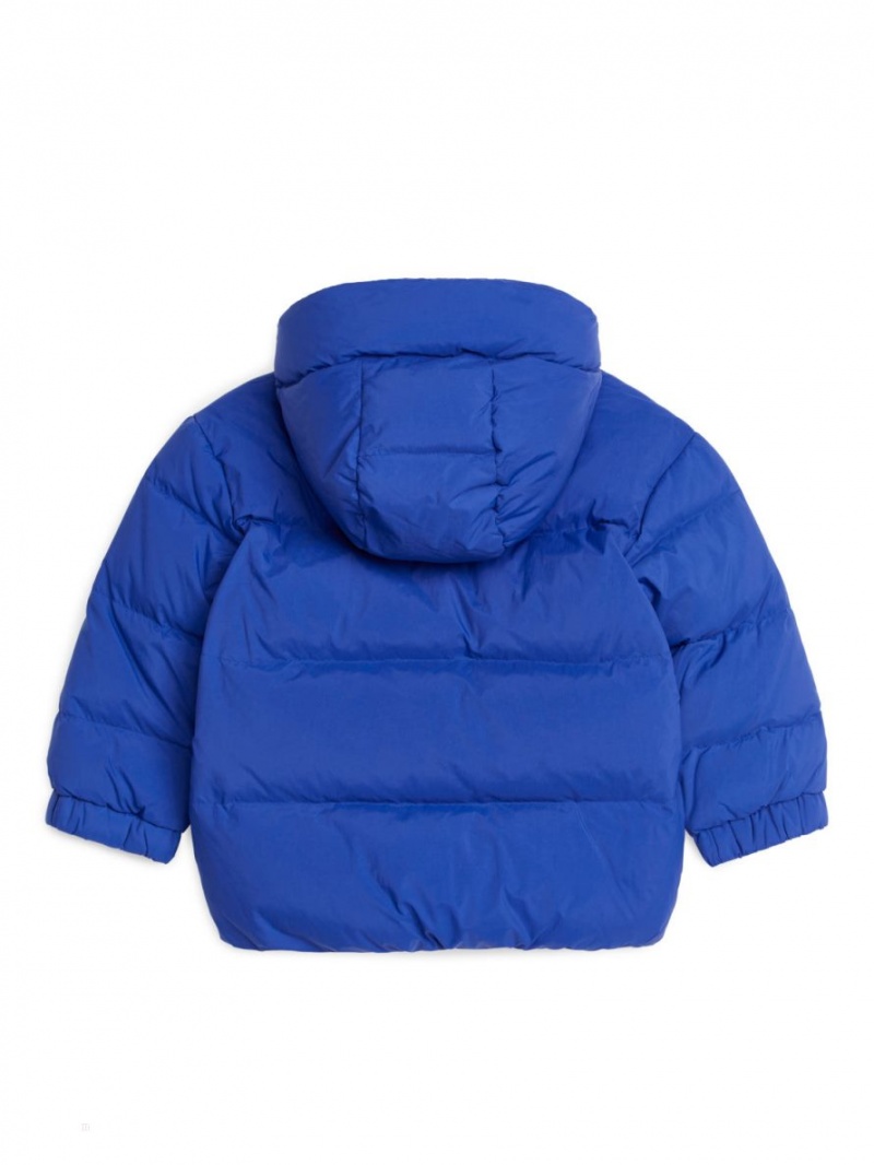 Geaca Arket Down Puffer Fete Albastri | Romania-GJQB34708