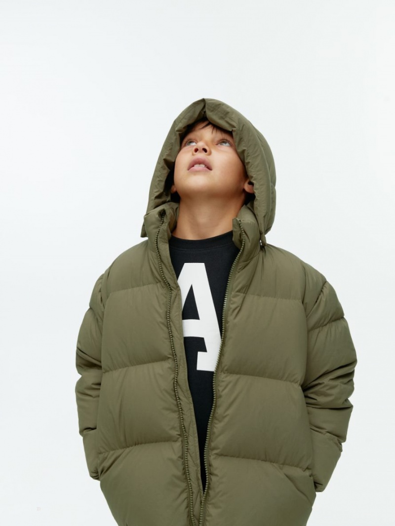 Geaca Arket Down Puffer Fete Kaki Verzi | Romania-TXQZ53749