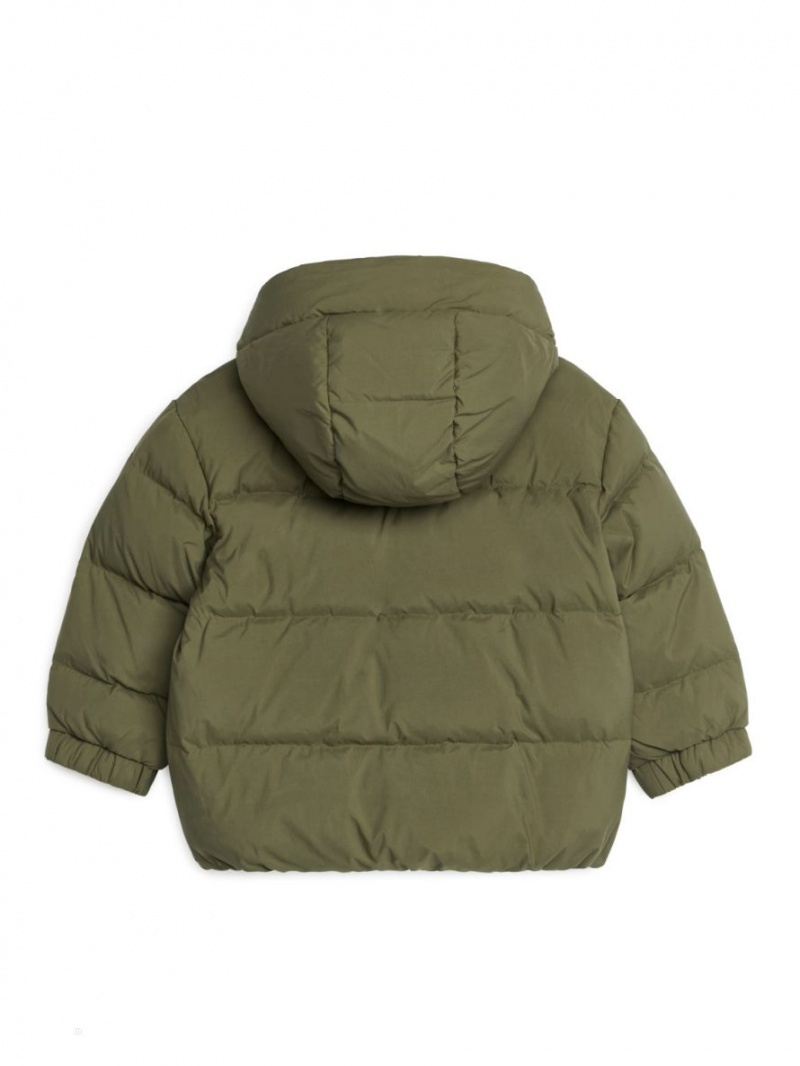 Geaca Arket Down Puffer Fete Kaki Verzi | Romania-TXQZ53749