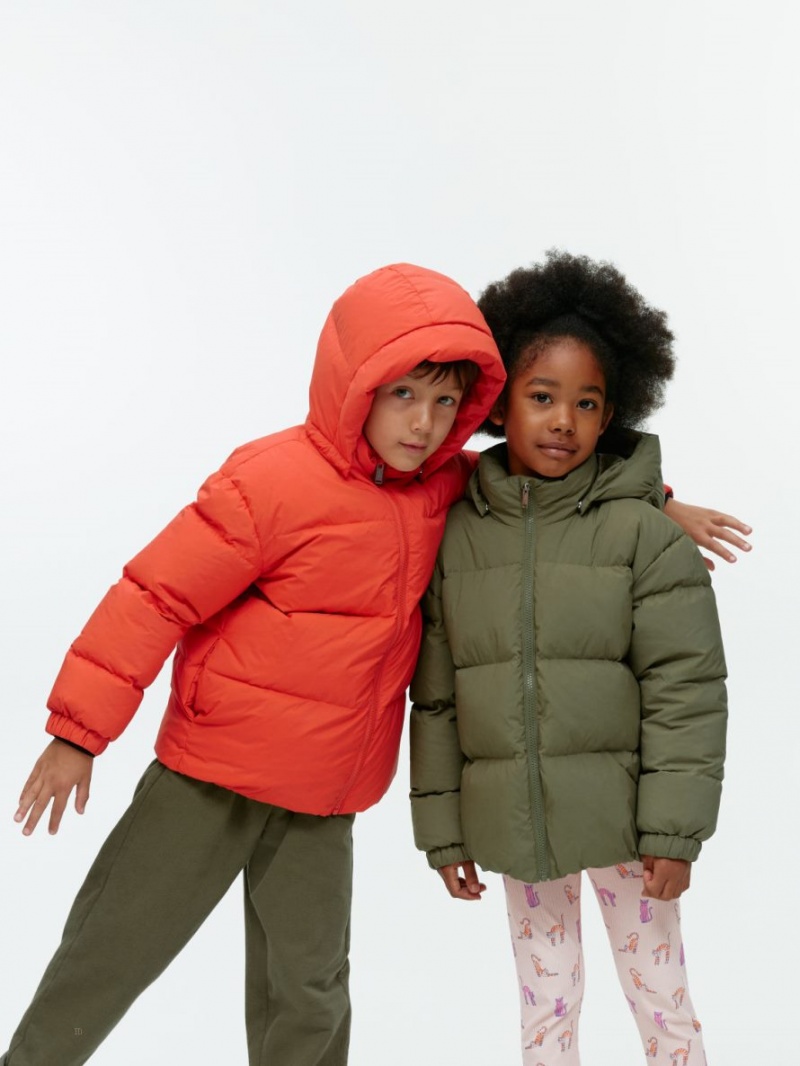 Geaca Arket Down Puffer Fete Kaki Verzi | Romania-TXQZ53749