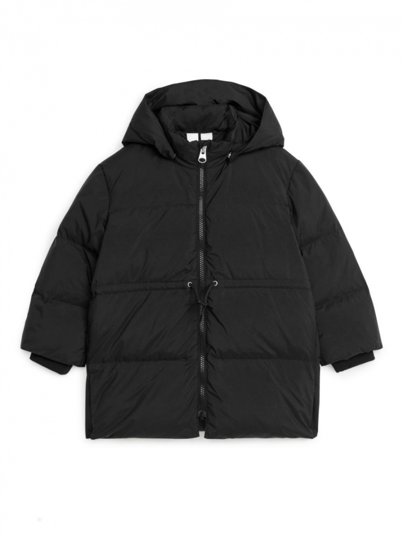 Geaca Arket Down Puffer Fete Negrii | Romania-QPGE86905