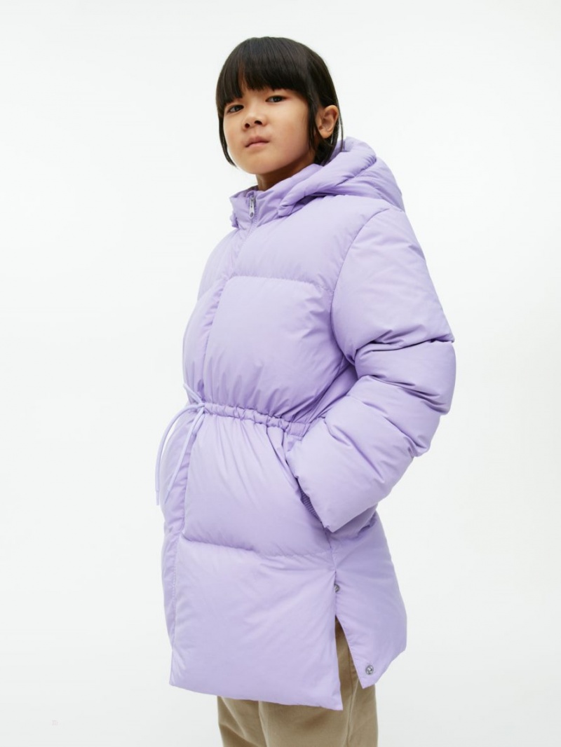 Geaca Arket Down Puffer Fete Violet | Romania-SKYI35429
