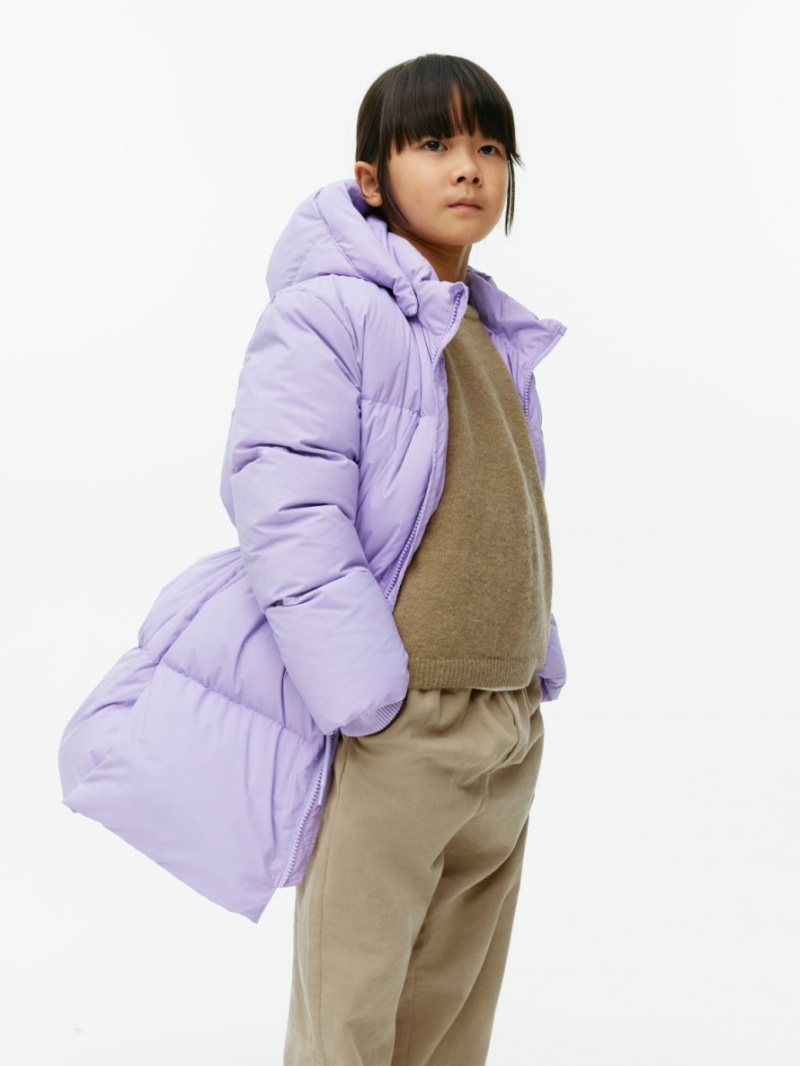 Geaca Arket Down Puffer Fete Violet | Romania-SKYI35429