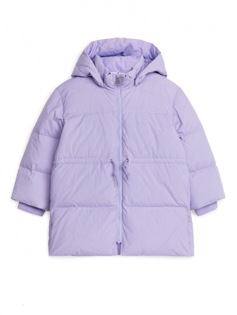 Geaca Arket Down Puffer Fete Violet | Romania-SKYI35429