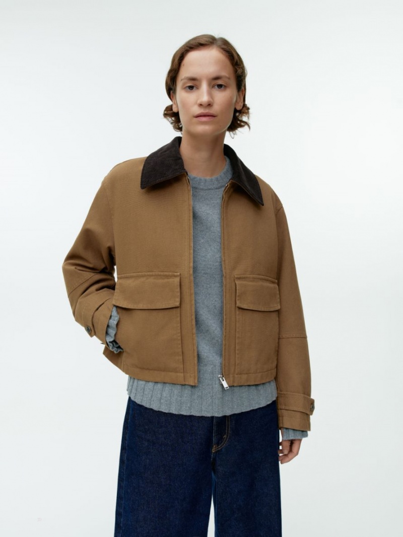 Geaca Arket Panza Zip Dama Maro | Romania-XFBM62935