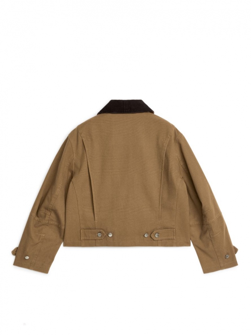 Geaca Arket Panza Zip Dama Maro | Romania-XFBM62935