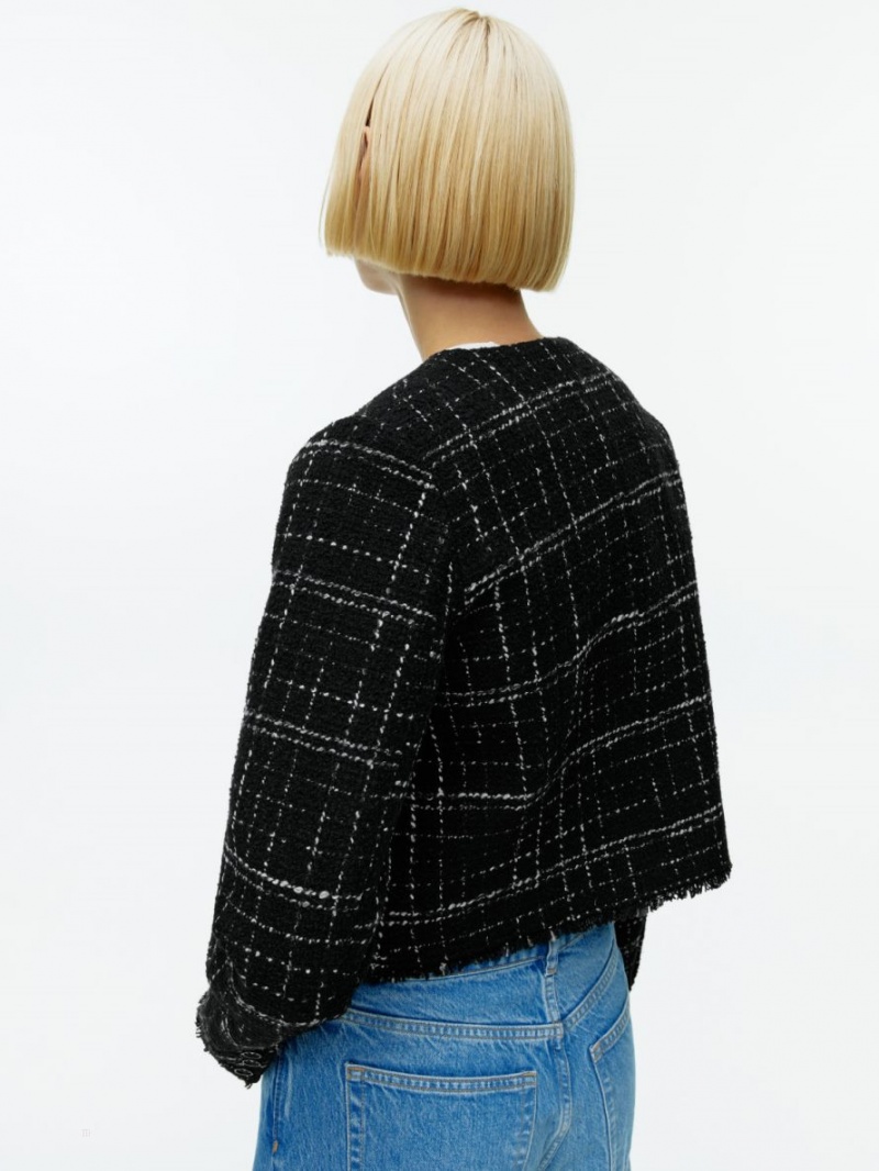 Geaca Arket Tweed Dama Negrii | Romania-JVXI71490