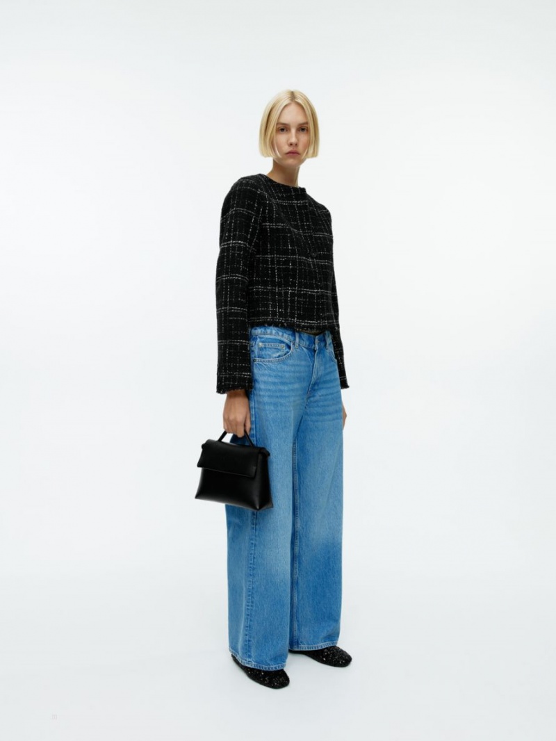 Geaca Arket Tweed Dama Negrii | Romania-JVXI71490