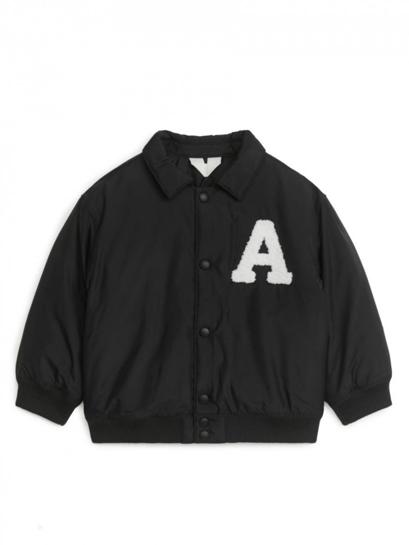 Geaca Arket Varsity Baieti Negrii | Romania-UELB61953