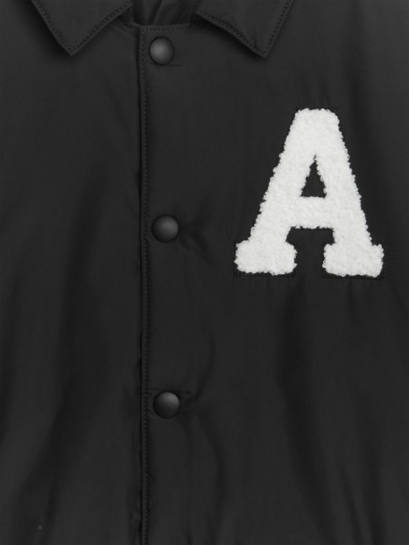 Geaca Arket Varsity Baieti Negrii | Romania-UELB61953
