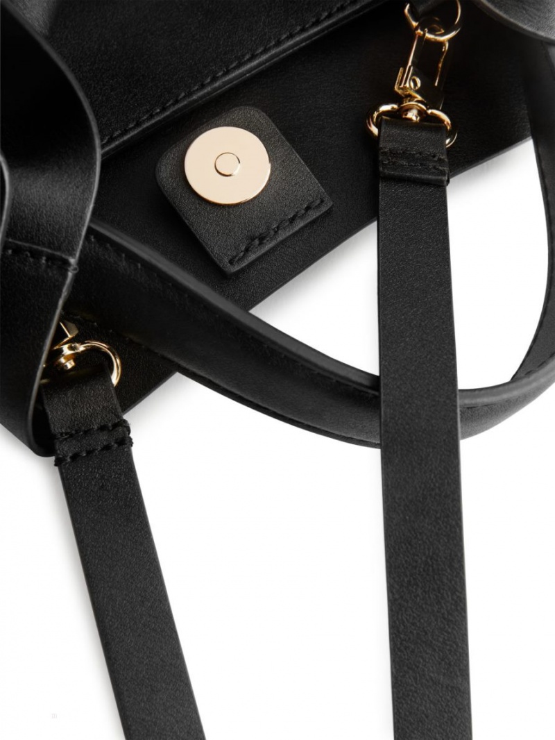 Geanta Crossbody Arket Dama Negrii | Romania-BVYJ47638