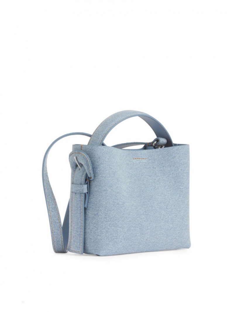 Geanta Crossbody Arket Denim Dama Albastri Deschis | Romania-EZKA65072