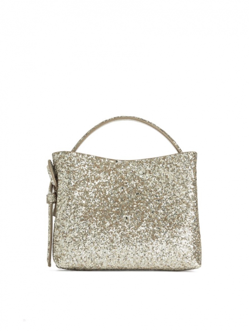 Geanta Crossbody Arket Glitter Dama Argintii Aurii | Romania-FOCA86523