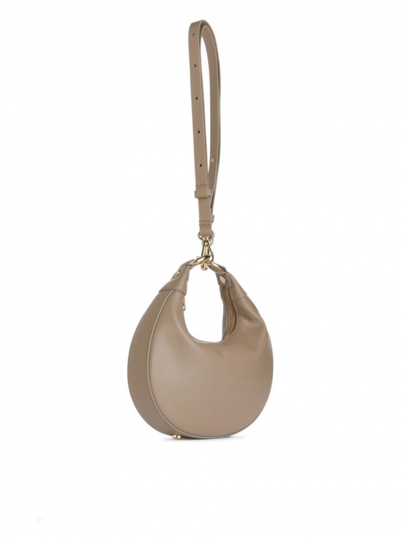 Geanta Crossbody Arket Half Moon Piele Dama Bej | Romania-PRHN76450