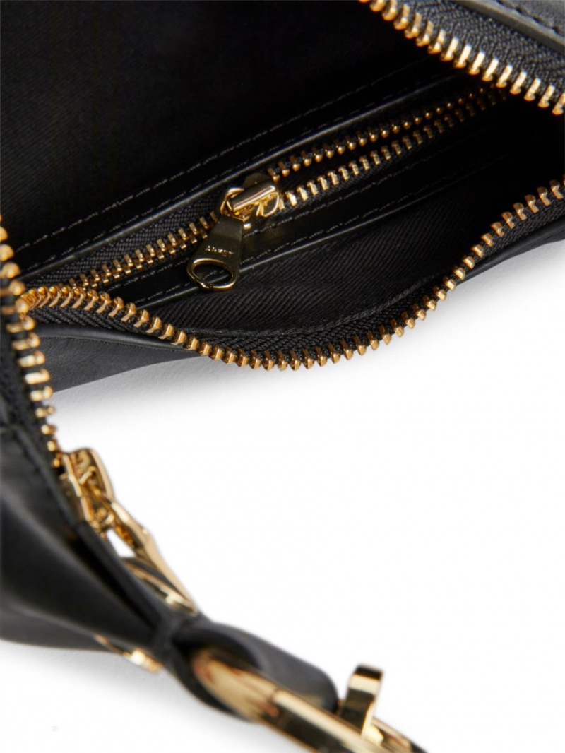 Geanta Crossbody Arket Half Moon Piele Dama Negrii | Romania-ICXA82963