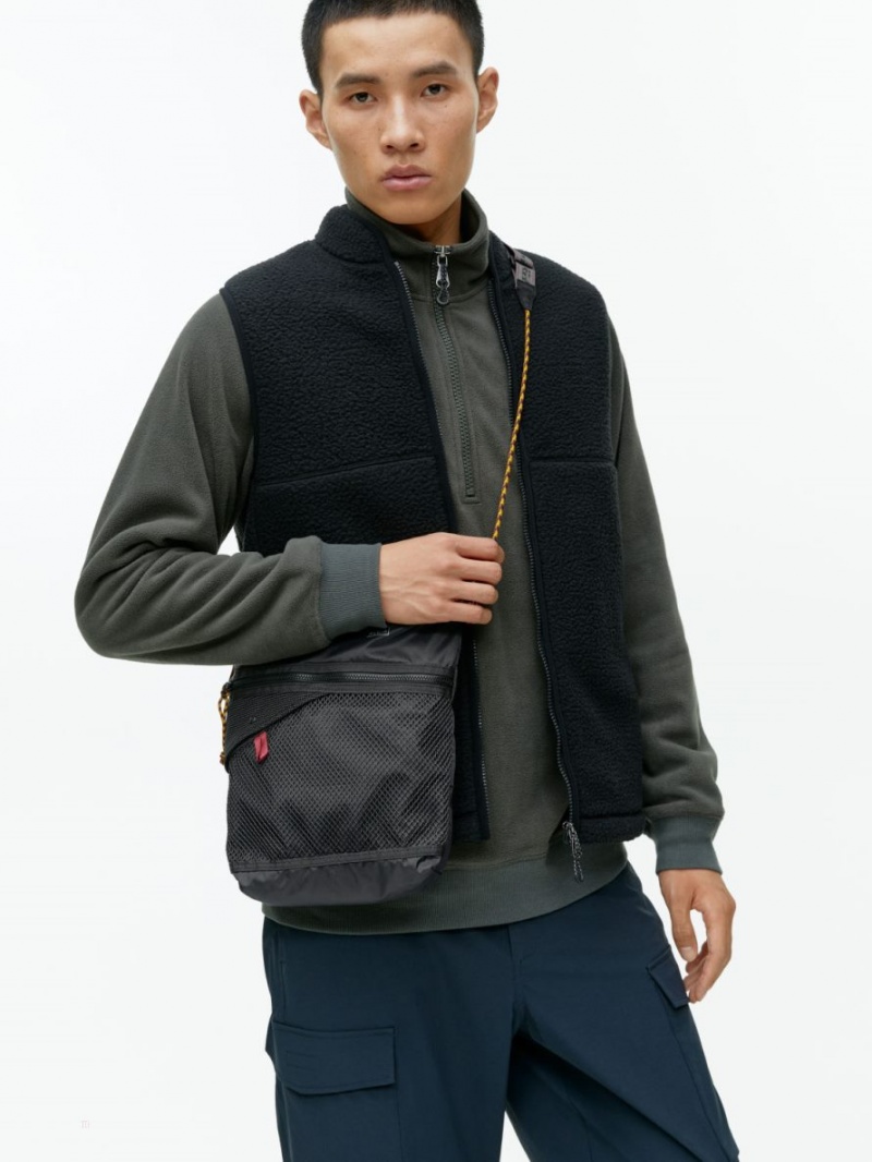 Geanta Crossbody Arket Klättermusen Algir Multislots Dama Gri Inchis | Romania-QSIG89321