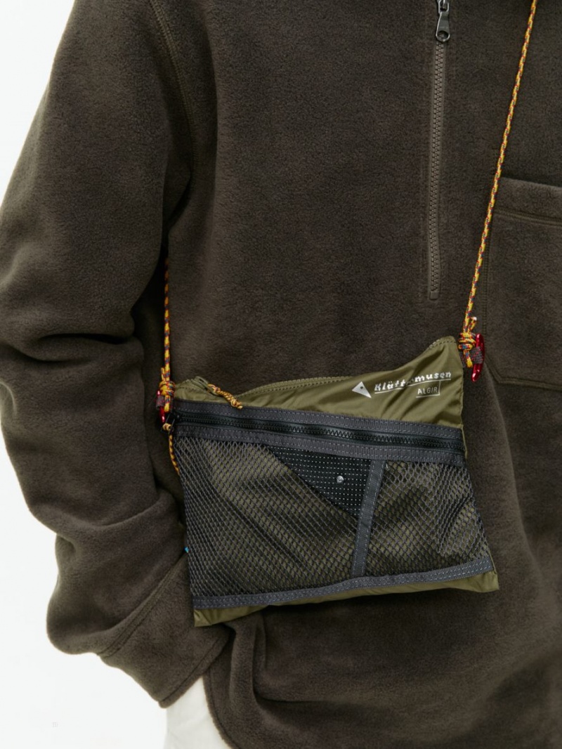 Geanta Crossbody Arket Klättermusen Algir Accessory Barbati Masline Verzi Verzi | Romania-HEFA30786