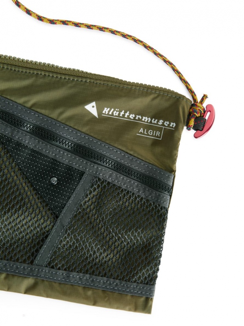 Geanta Crossbody Arket Klättermusen Algir Accessory Barbati Masline Verzi Verzi | Romania-HEFA30786