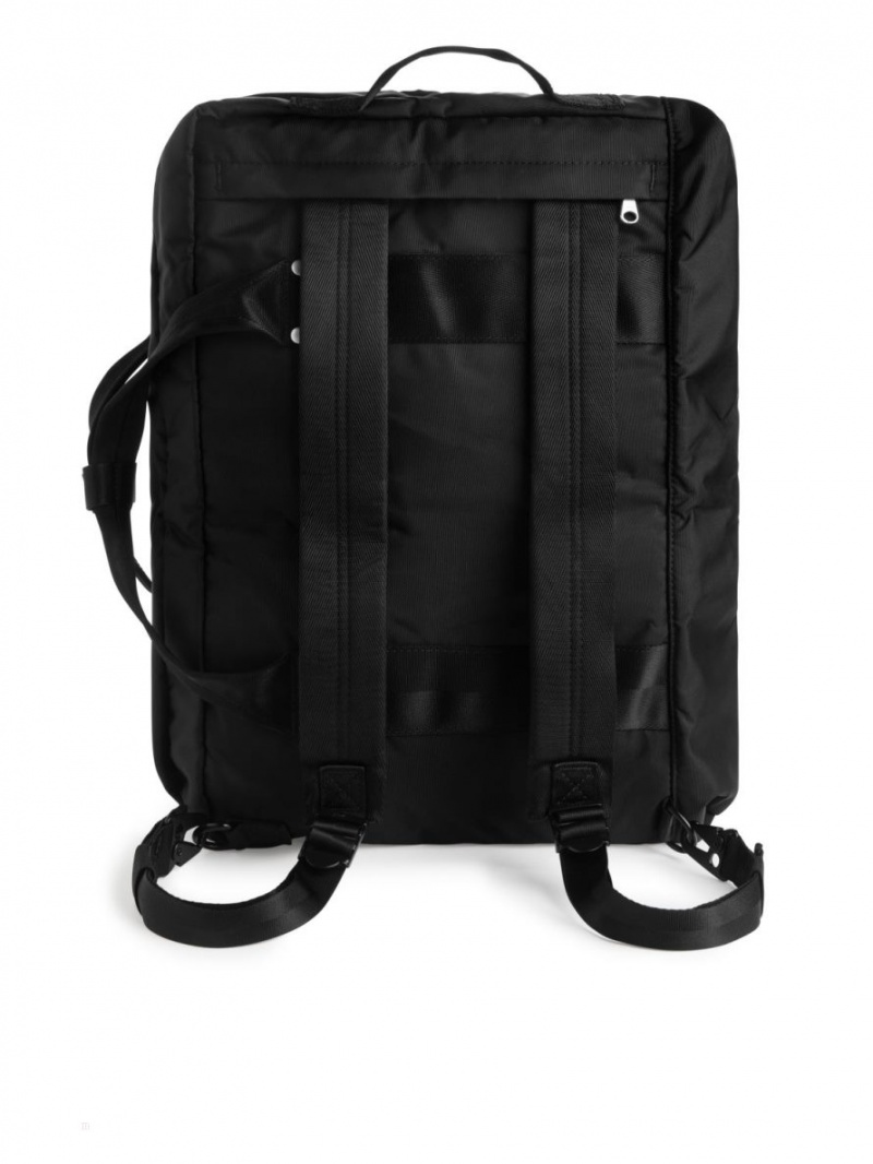 Geanta Duffle Arket 24-Hour Barbati Negrii | Romania-YDHI41382