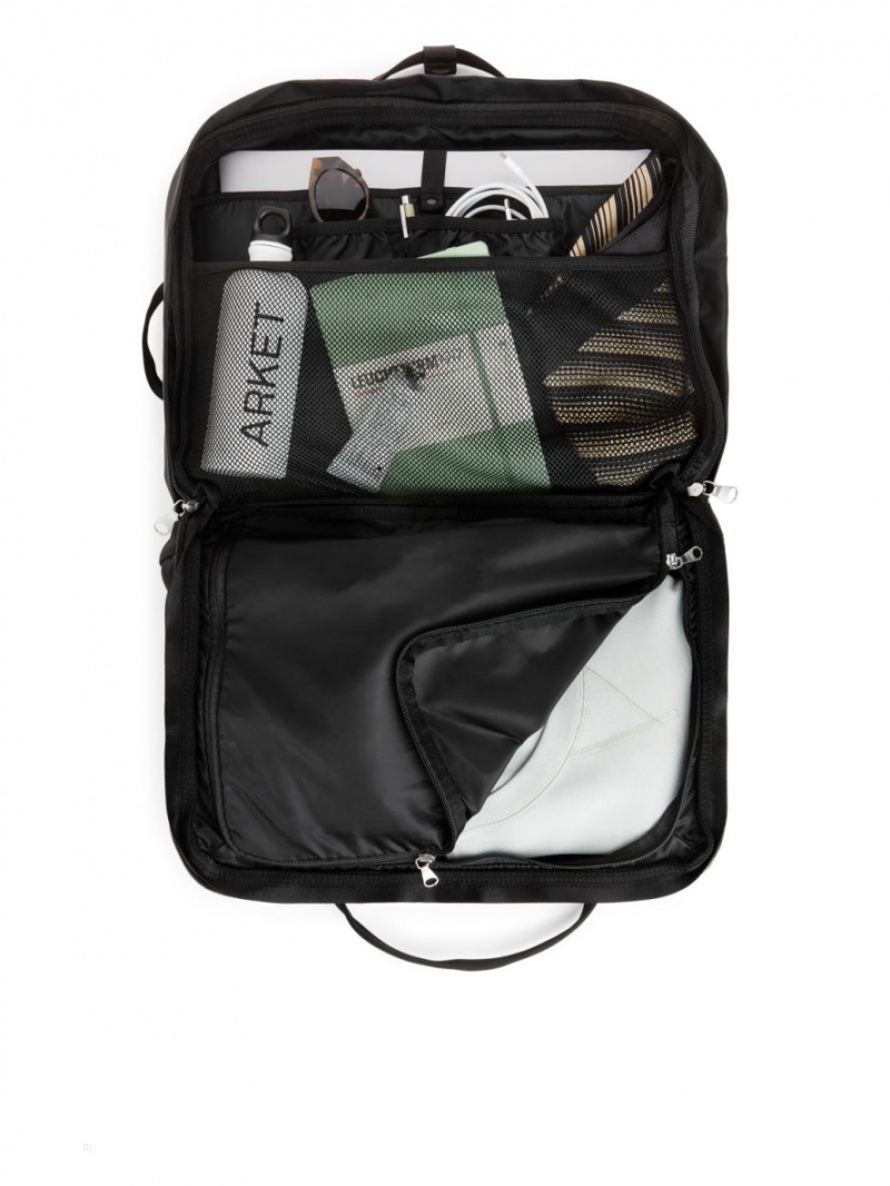 Geanta Duffle Arket 24-Hour Barbati Negrii | Romania-YDHI41382