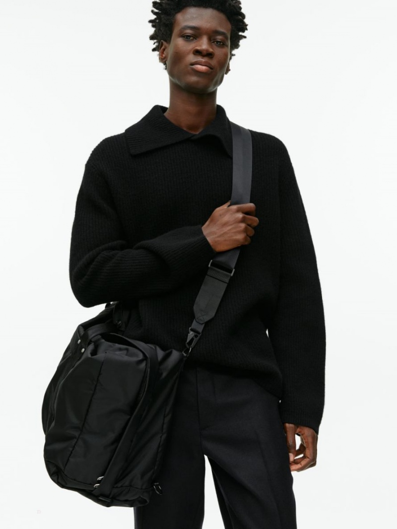 Geanta Duffle Arket 72-Hour 3-Way Barbati Negrii | Romania-MVXZ27364