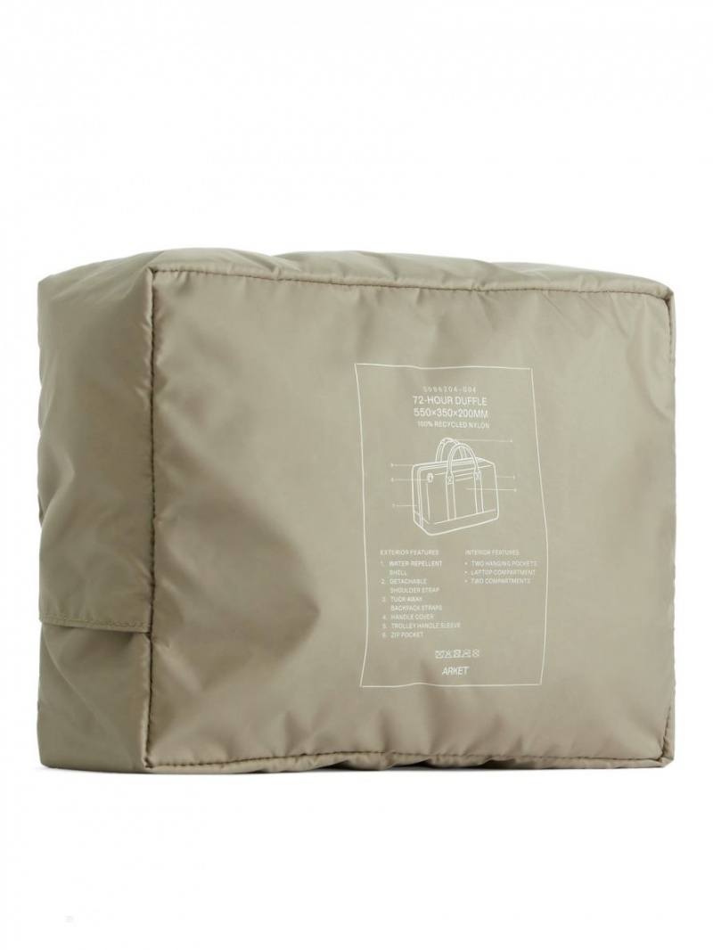 Geanta Duffle Arket 72-Hour 3-Way Barbati Gri | Romania-MFKI93487