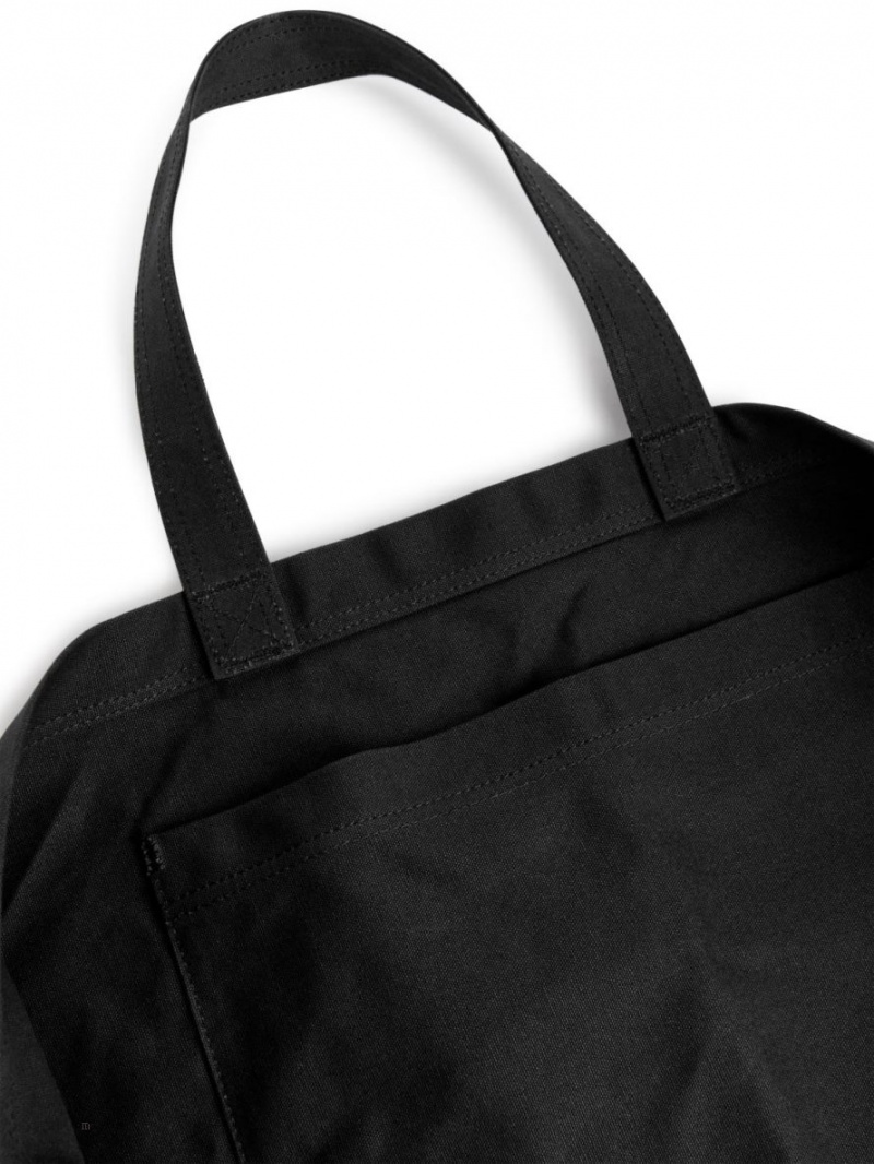 Geanta Tote Arket ARKET Oversized Panza Barbati Negrii | Romania-MPDV71803