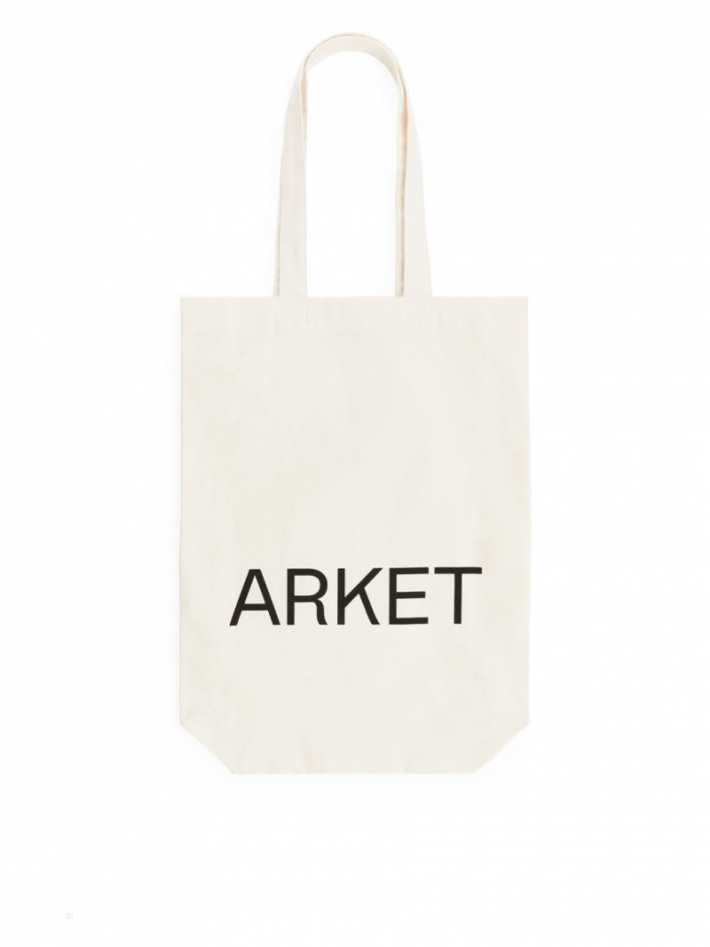 Geanta Tote Arket ARKET Panza Barbati Albi | Romania-OGTE60512