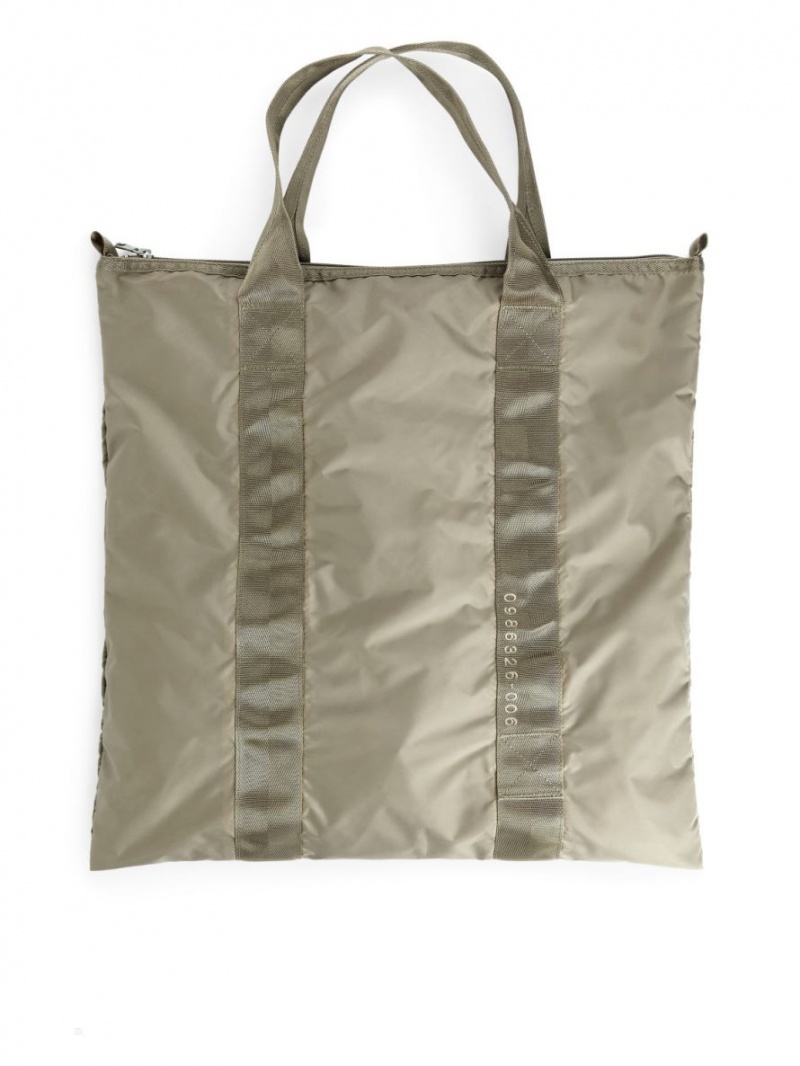 Geanta Tote Arket Packable Barbati Gri | Romania-NUQF56379