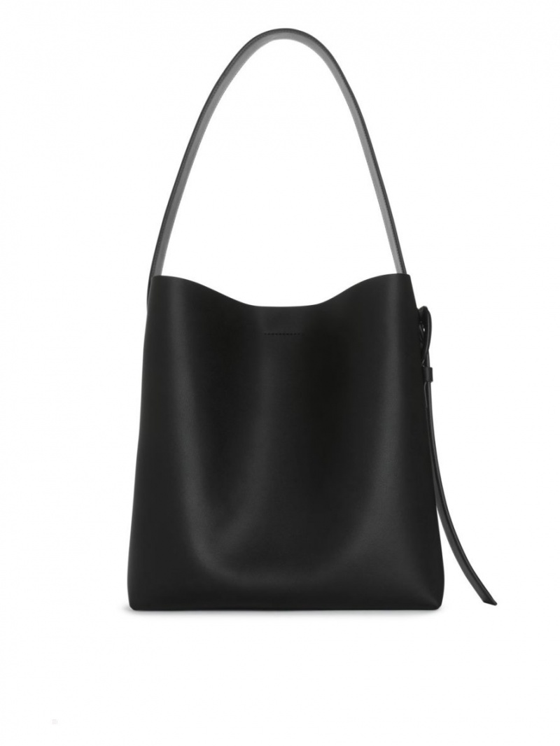 Geanta Tote Arket Piele Dama Negrii | Romania-NWKM90357