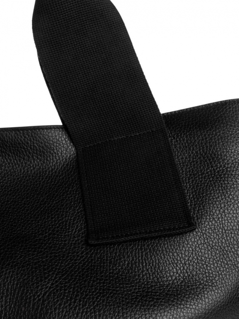 Geanta Tote Arket Piele Dama Negrii | Romania-QRDZ76425