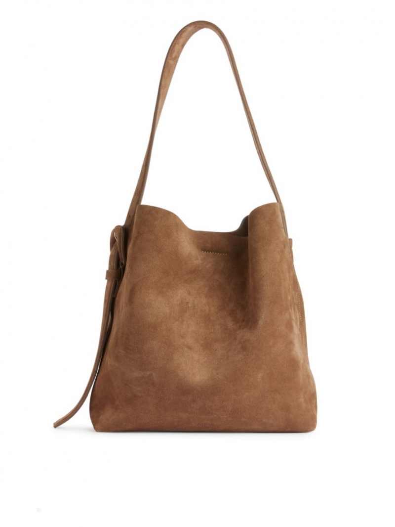 Geanta Tote Arket Piele Intoarsa Dama Maro | Romania-PNDV08973