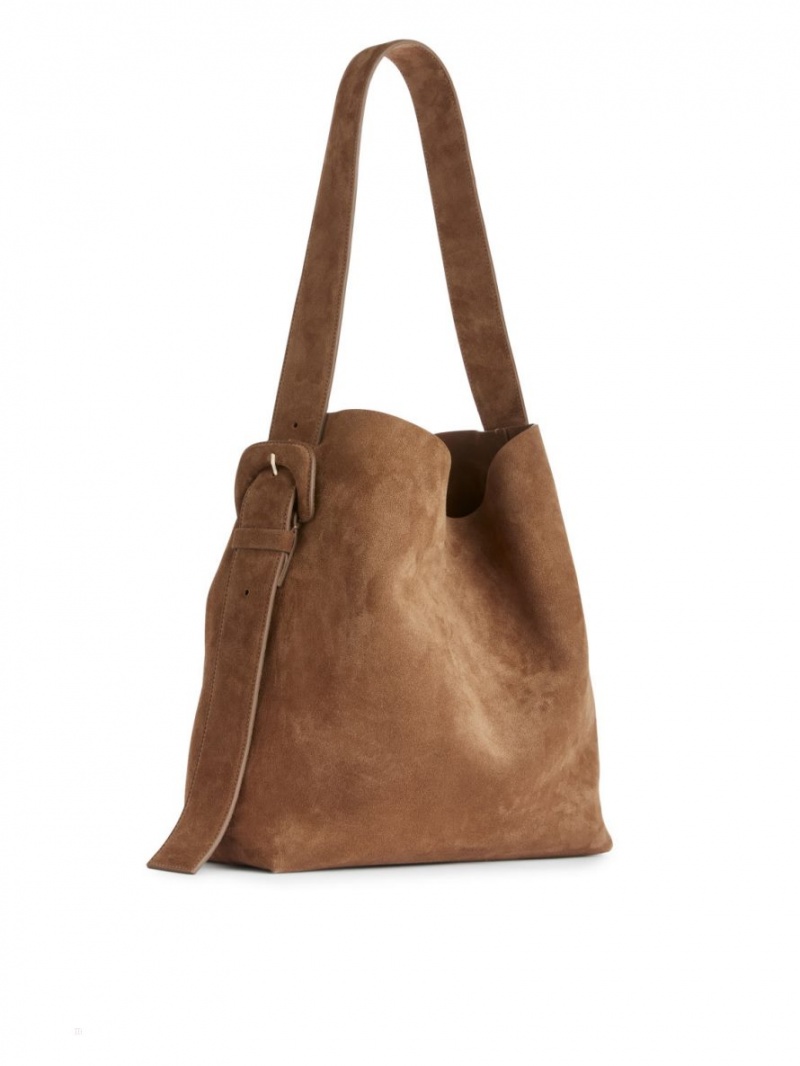Geanta Tote Arket Piele Intoarsa Dama Maro | Romania-PNDV08973
