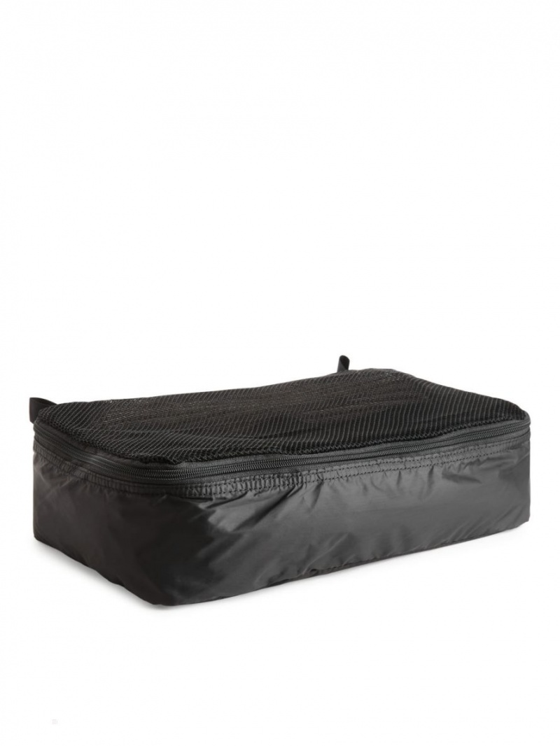 Genti De Toaleta Arket Medium Garment Case Barbati Negrii | Romania-VXEA03869