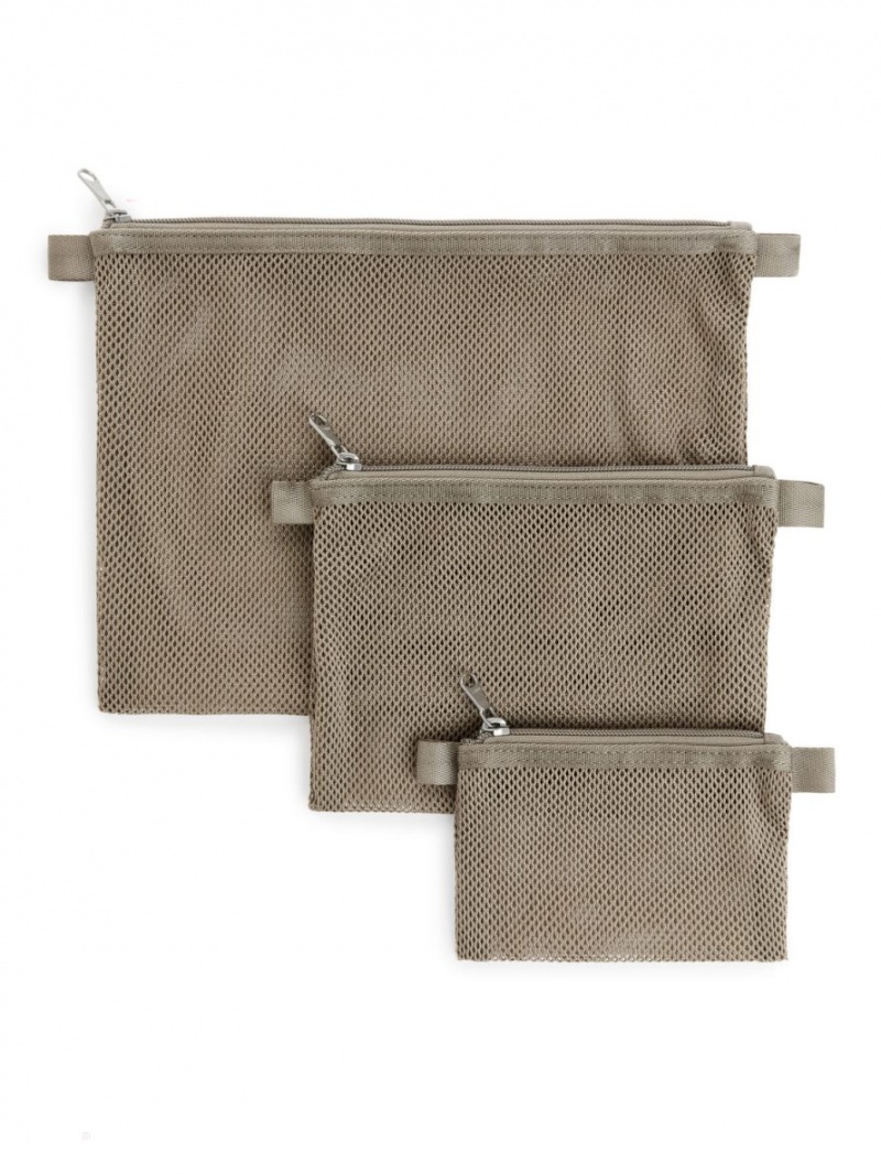 Genti De Voiaj Arket Mesh Travel Organisers Barbati Gri | Romania-SFYJ58741